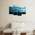 thumbnail image 2 of Elephant Stock Vang Vieng Mountain Range Wall Art - Horizontal Multi Panel Canvas - Living Room Wall Decor - Nature Multi Panel - Black And Blue Decor - 36" x 22", 2 of 8