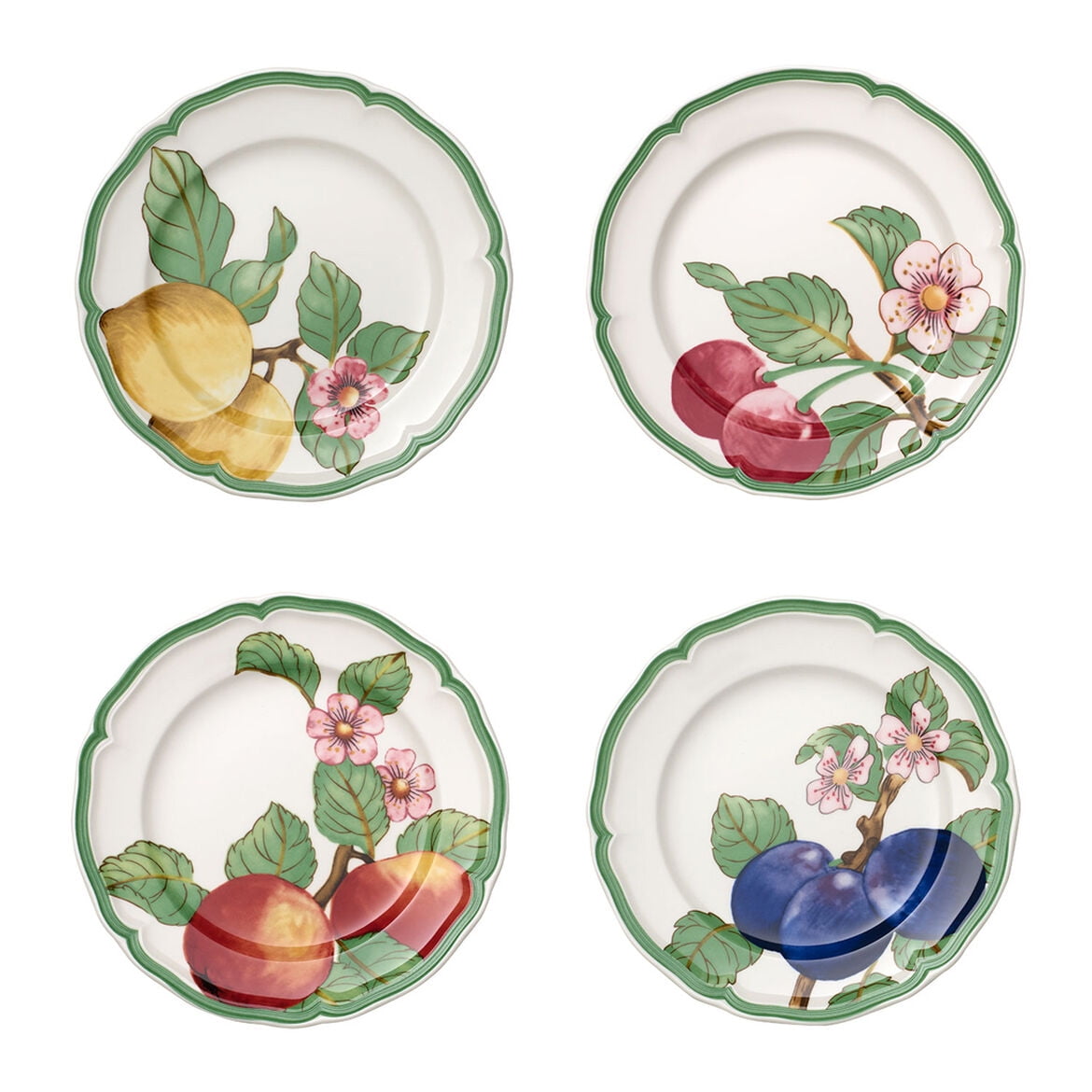Villeroy & Boch French Garden Modern Fruits Dinner Plate Assorted Set