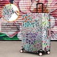 thumbnail image 4 of Pioneer Flower Floral Print Pattern Luggage Cover Fashion Suitcase Cover Baggage Covers Fit 25-28 Inch Luggage (Go Travel), 4 of 5