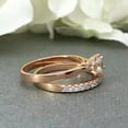 thumbnail image 3 of Engagement 2.50Ct Round Cut Diamond Women Bridal Set Ring 14k Rose Gold Plated, 3 of 4