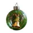 thumbnail image 1 of Adorno navideño de rana, colgante acrílico plano en 2D, decoración para árboles con motivos de la fauna silvestre, decoración festiva para habitaciones, regalos significativos para niños, 1 of 7