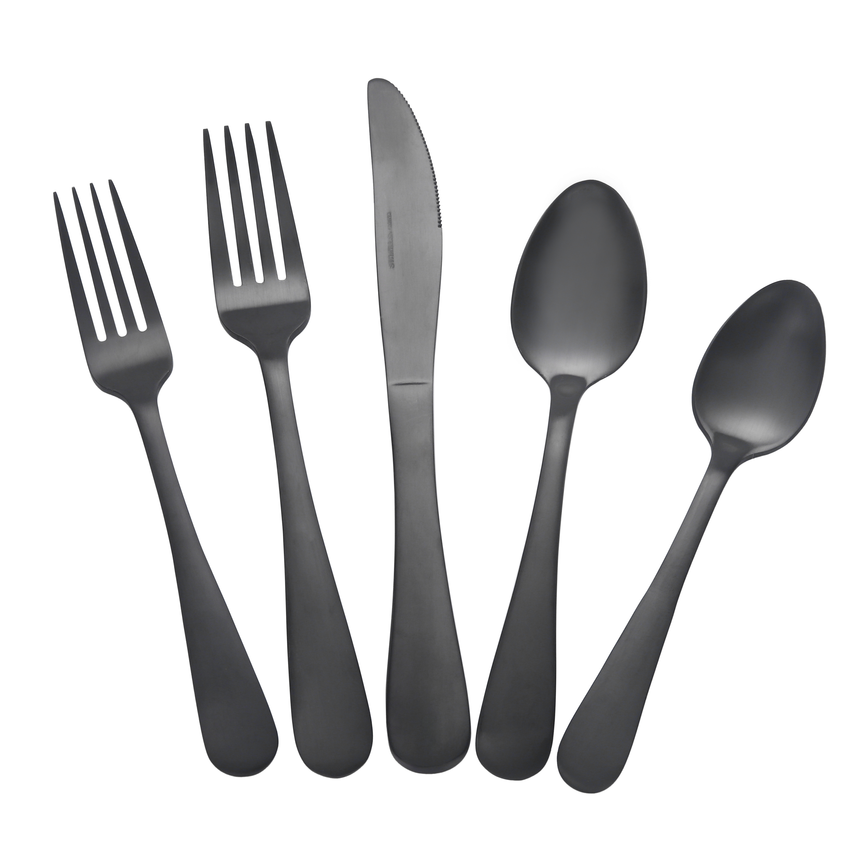 Better Homes & Gardens Corin Black 20-Piece Flatware Set photo 7