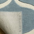thumbnail image 4 of SAFAVIEH Cambridge Jared Geometric Wool Area Rug, Light Blue/Ivory, 5' x 8', 4 of 8