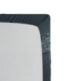 thumbnail image 2 of Ambesonne City Fitted Sheet, Aerial Night Landscape, Queen Size, Grey, 2 of 2