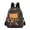 Angry Cat Playing Guitar, variant on JIALIOU Mini Backpack Purse for Women Quilted Casual Daypack Small Travel Shoulder Bag, Guitar and Notes