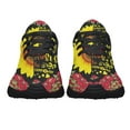thumbnail image 5 of Be A Sunflower Roses Heart Shoes Sneakers for Women Men Black Size 5, 5 of 7
