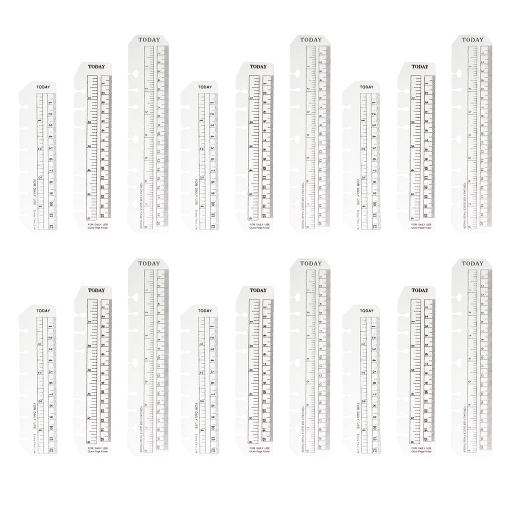 Bookmark Ruler Page Planner Tag Marker Household Plastic Multi Function