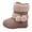 Beige, variant on Boots Clearance Juebong Toddler Snow Boots For Boys Girls Kids Outdoor Shoes Non Slip Booties With Side Zipper