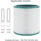 thumbnail image 2 of Replacement Hepa Filter Compatible With Dyson Pure Cool Link Tp01 Tp02, Tp03, Bp01, Am11 Purifier, Comparable To Part 968126-03, 2 of 5