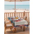 thumbnail image 2 of Outdoor Tablecloth with Umbrella Hole for Patio/Picnic/Party/Camping, Independence Day Waterproof Table Cloth Rectangle Table Cover Washable, American Flag Gnomes Truck Balloons Vintage (60"x 102"), 2 of 9