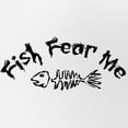 thumbnail image 2 of CafePress - Fish Fear Me - Adjustable Unisex Printed Trucker Hat with Mesh Back, 2 of 10