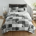 thumbnail image 6 of Donna Sharp Indiana Farmhouse 3PC Queen Pieced Cotton Quilt Set, 6 of 8