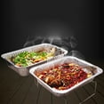 thumbnail image 4 of LAIQIEN Set of 10 Disposables Food Pans Large Aluminium Foils Tray Convenient Cookware, 4 of 11