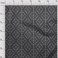thumbnail image 2 of oneOone Georgette Viscose Fabric Ethnic Geometric Flame Stitch Decor Fabric Printed BTY 42 Inch Wide, 2 of 4