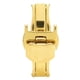 thumbnail image 1 of Hebilla de correa de reloj dorada, accesorio de repuesto de cierre de correa de reloj de acero inoxidable profesional, pieza de 16mm, 1 of 5