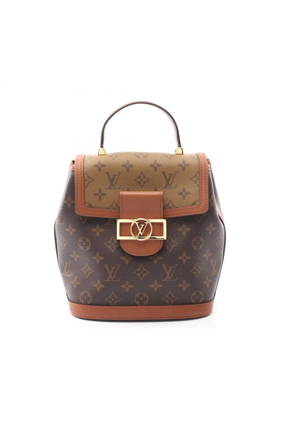 Pre-Owned Louis Vuitton Dauphine Backpack, PVC-Coated Canvas and Leather, Monogram... (Good)