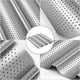 thumbnail image 4 of 2 Pack Nonstick Perforated Baguette Pan 15" x 13" for French Bread Baking 4 Wave Loaves Loaf Bake Mold Oven Toaster Pan (Silver), 4 of 5