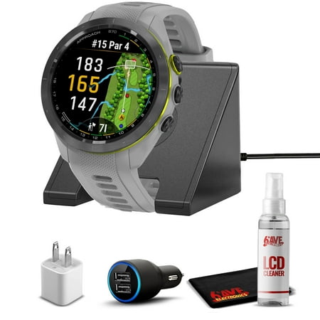 Garmin Approach S70S, Gray (42mm) with Accessories