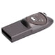 thumbnail image 2 of Unidad flash USB 2.0 portátil Transmisión de alta velocidad Lindo Memory Stick Regalo novedoso Gris oscuro con llavero (64 GB), 2 of 5