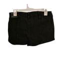 thumbnail image 4 of "Aurora" Women’s Super High Rise Seamed Jean Shorts by Wild Fable (Size 6, Black), 4 of 6