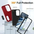 thumbnail image 4 of Para Samsung Galaxy S26 5G Funda para Teléfono de 6,3" con Soporte Incorporado, Funda Protectora Resistente a Prueba de Golpes/polvo/caídas de Grado Militar para Samsung Galaxy S26 5G,Rojo, 4 of 8