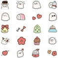 thumbnail image 4 of Cute Ghost Stickers,?40 PCS Vinyl Waterproof Cute Ghost Small Stickers for Phone Case, Water Bottles, Laptops, 4 of 5