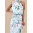 thumbnail image 3 of Vestido PRETTYGARDEN 2025 Verano Satén Sin Mangas Cuello Simulado Talle Pequeño, 3 of 6