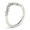 thumbnail image 3 of Dash Jewelry Wedding 14K White Gold Plated Bow Rings - 0.5 Ct Brilliant Round Cut Engagement Gift for women's - Designer Bow Ring for Anniversary Gifts for Her - Proposal Delicate Ring for Girlfriend, 3 of 7