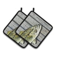 thumbnail image 1 of Paire de Porte-Pots de Poisson-Basse Petite Bouche&44; 7,5 x 3 x 7,5 Po., 1 of 1