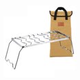 thumbnail image 1 of Parrilla de barbacoa plegable para acampar al aire libre de acero inoxidable CAMPINGMOON, 1 of 8