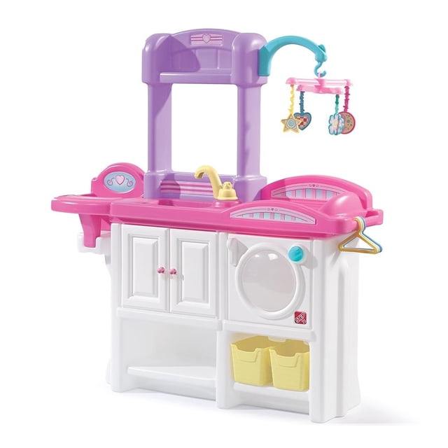 Guardería para Bebés Step2 con Cambiador, Estación de Comida y Lavadora