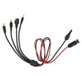 thumbnail image 3 of Ana 4in1 Solar Panel Connector Extension Cable Splitter For XT60 DC 8mm 5.5mm For Charging Different Solar Generators Portable Power Home Decor, 3 of 10