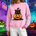 thumbnail image 2 of MVRLSH Women's Halloween Graphic Print Long Sleeve Pullover Sweater Size - L, 2 of 6