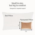 thumbnail image 3 of Pipsqueak Microfiber Pillow - Small, Mini, Tiny - 11 x 7 in - Perfect for Travel, Cars, Airplanes, Camping, Dogs, Toddlers, Kids, Lumbar, Knees and Neck - Ages 2 Yrs and Up - Khaki, 3 of 8