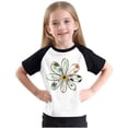 thumbnail image 4 of RXIRUCGD 2025 Vêtements d'Été pour Enfants Tout-Petits Garçons Filles Mode Mignon Col Rond Imprimé Manches Courtes Haut, 4 of 7