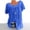 01*Blue, variant on zfwon Tshirts for Women Plus Size Summer Blouse Short Sleeve Crew Neck Pleated T-Shirt Round Neck Tunic Tops Casual Loose Floral Printed Tunic Blouse Shirts Comfy Tee Shirt