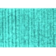 thumbnail image 1 of Ahgly Company Indoor Rectangle Abstract Turquoise Blue Contemporary Area Rugs, 4' x 6', 1 of 4