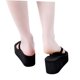 thumbnail image 3 of unbranded Chanclas Con Cuña Negras Para Mujer Ideales Para Y Uso Casual, 3 of 8