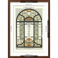 thumbnail image 4 of Art.com Art Nouveau Stained Glass Art Print, Brown Frame Wall Art, 17" x 23", 4 of 4