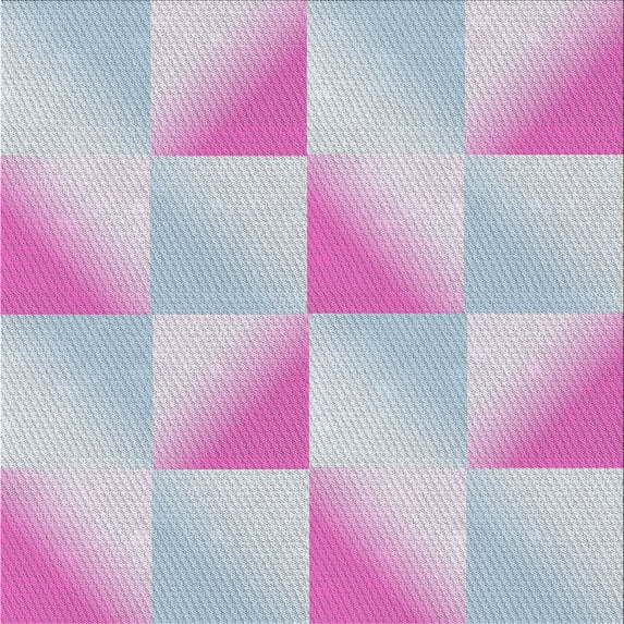 Ahgly Company Machine Washable Indoor Square Transitional Lavender Blue Area Rugs, 6' Square