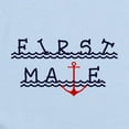 thumbnail image 2 of CafePress - First Mate Body Suit - Baby Light Bodysuit, Size Newborn - 24 Months, 2 of 4