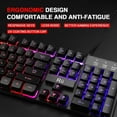 thumbnail image 2 of RK100+ Multiple Color Rainbow LED Backlit Large Size USB Wired Mechanical Feeling Multimedia PC Gaming Keyboard,Office Keyboard for Working or Primer Gaming,Office Device, 2 of 4
