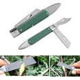 thumbnail image 2 of Cuchillo de podar para injerto de jardín, herramienta de corte plegable para injerto de plántulas, 2 of 5