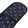 thumbnail image 2 of Dailycode Double Sided Oven Mitt with Loop Heat Resistant Kitchen Long Potholders 7" x 35" Apple Silhouette, 2 of 6