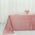 thumbnail image 3 of BalsaCircle 90" x 132" Dusty Rose Rectangular Premium Velvet Tablecloth Table Linens, 3 of 8