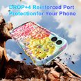 thumbnail image 3 of for iPhone 16 Plus 6.7 inch Magnetic Case Compatible with Mag-Safe, Floral Butterfly Pattern Wave Edge Case for Girls Women, Anti-Drop Shockproof Hard Phone Cover for iPhone 16 Plus, Floral-A, 3 of 7