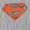 thumbnail image 2 of Superman Vintage Shield Collage Women's T Shirt, Athletic Heather, Large, 2 of 6