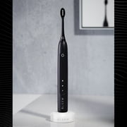 Gleem Electric Toothbrush Replacement Head, Soft, Black, 2 Count for Plaque Removal