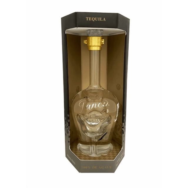 Tequila Artesanal Fancy Plata Rosa De Cristal 750 ml Fancy Blades Tequila Plata