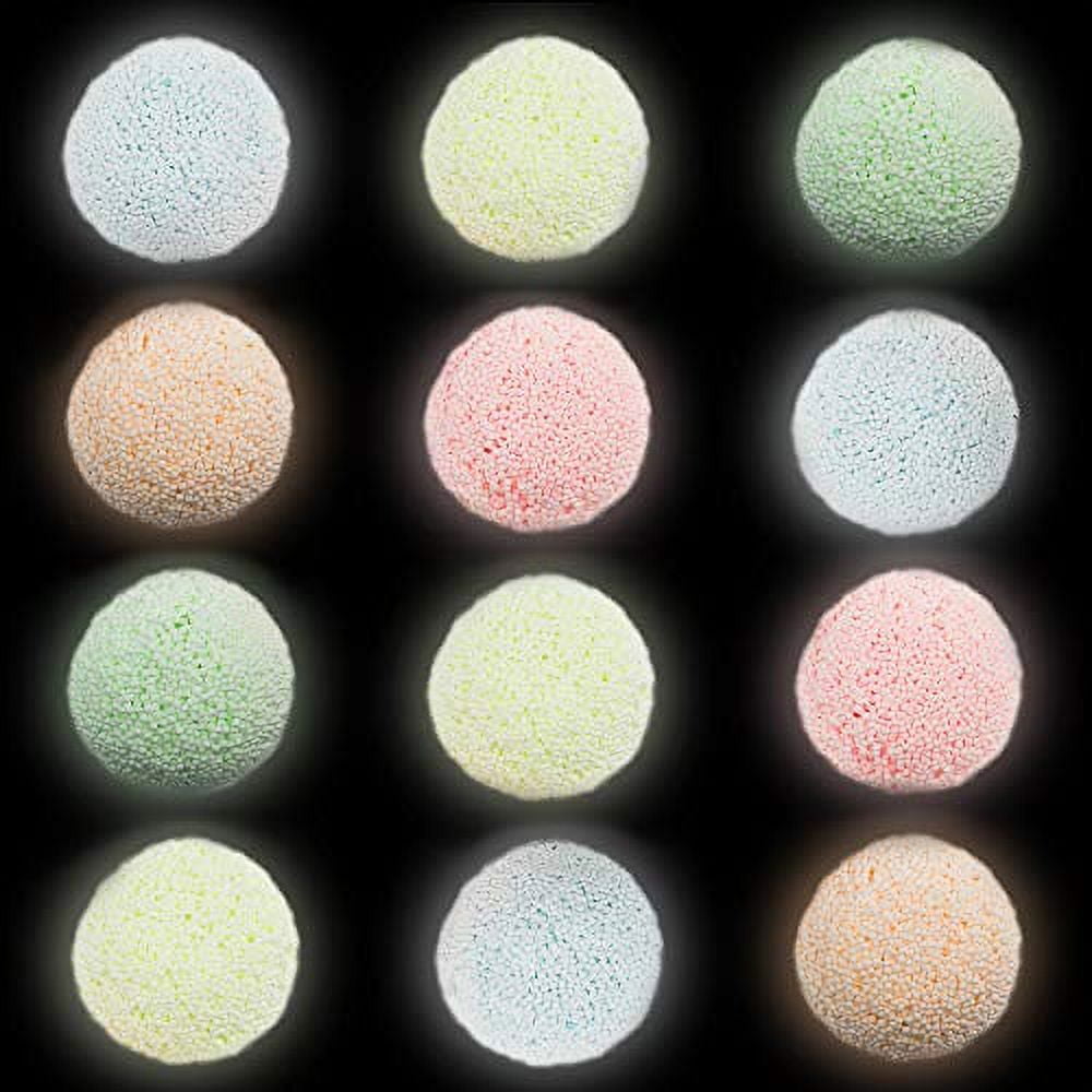 Educational Insights Playfoam Glow in the Dark Jumbo Pod, Set of 12